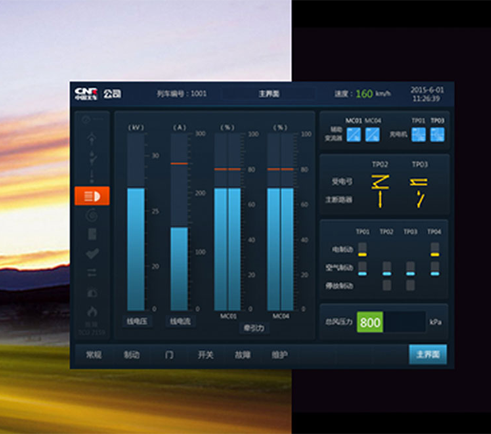 中國中車監(jiān)控顯示屏界面設計及QT、Codesys、Fltk開發(fā)
