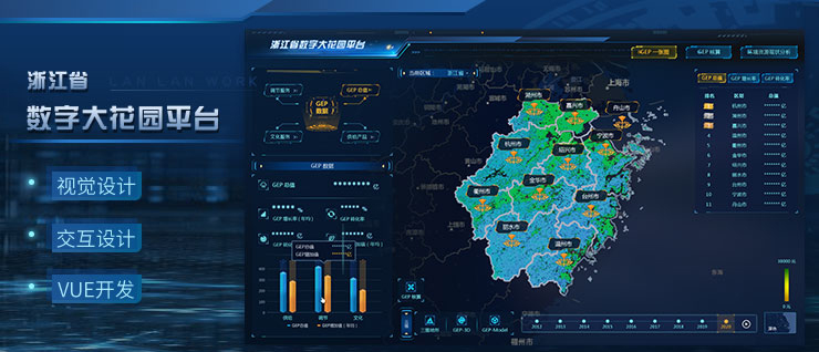 蘭亭妙微ui設計-浙江省數(shù)字大花園平臺交互和界面設計