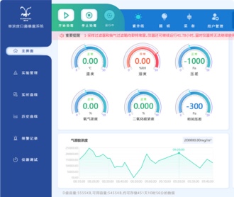 慧榮和單濃度口鼻暴露系統(tǒng)軟件界面UI設計