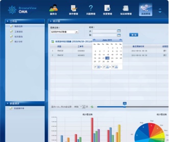 銀信長遠科技通訊網(wǎng)絡管理軟件UI設計